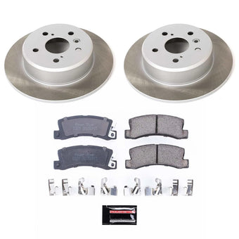 compare product Power Stop 92-96 Toyota Camry Rear Semi-Coated Rotor Kit