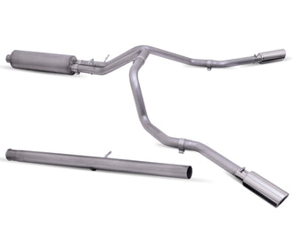 compare product Gibson 19-22 GMC Sierra 1500 Denali 5.3L 3in/2.5in Cat-Back Dual Extreme Exhaust - Stainless