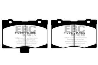 compare product EBC 05-08 Acura RL 3.5 Greenstuff Front Brake Pads