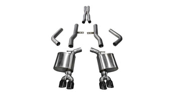 compare product Corsa 2017-2023 Dodge Challenger 5.7L V8 Xtreme Cat-Back Dual Rear Exit w/3.5in Black Tips
