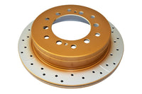 DBA 10 - 23 Lexus GX460 Rear Street Series Drilled & Slotted Rotor w/Gold Hat - My Store