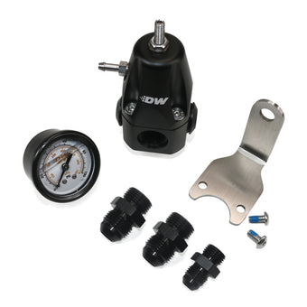 compare product DeatschWerks DWR1000 AFPR + Pressure Gauge + 8AN & 6AN Fittings - Anodized Black