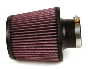 compare product K&N Filter Universal Rubber Filter 2 3/4 inch Flange 6 inch Base 5 inch Top 5 1/2 inch Height