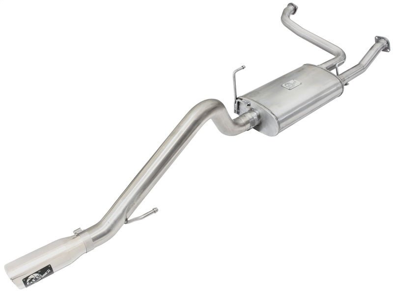 aFe MACHForce XP Exhaust Cat - Back 2.5/3in SS - 409 w/ Polished Tip 05 - 15 Nissan Xterra V6 4.0L - My Store