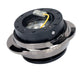 NRG Quick Release Kit - Black Body/ Black Chrome Oval Ring - My Store