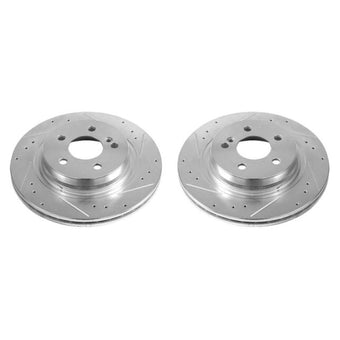 compare product Power Stop 12-16 Mercedes-Benz C250 Rear Evolution Drilled & Slotted Rotors - Pair
