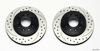 compare product Wilwood Rotor Kit Front-Drilled 65-82 Corvette C2/C3 (1Pc Rotors)