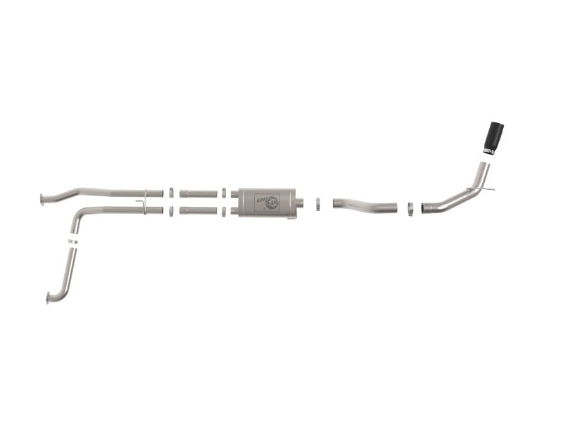 aFe MACHForce XP Exhausts Cat - Back SS - 409 Nissan Titan XD 16 - 19 V8 - 5.6L - Black - My Store