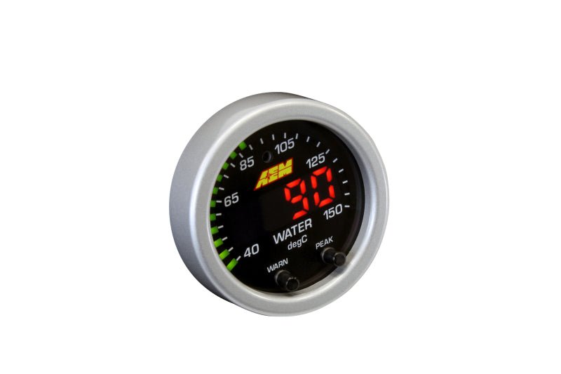AEM X - Series Temperature 100 - 300F Gauge Kit (ONLY Black Bezel and Water Temp. Faceplate) - My Store