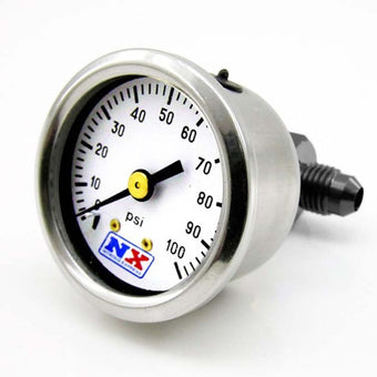 compare product Nitrous Express Fuel Pressure Gauge (0-100 PSI w/Manifold)