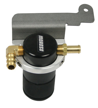compare product Moroso 07-14 Ford Mustang GT500 Air/Oil Separator Catch Can - Small Body - Billet Aluminum - Black