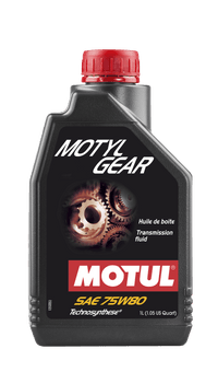 Motul 1L Transmission MOTYLGEAR 75W80 - Technosynthese - API GL - 5 / MIL - L - 2105D - My Store