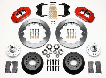compare product Wilwood Narrow Superlite 6R Front Hub Kit 12.88in Red WWE ProSpindle
