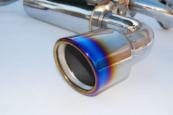 compare product Invidia 03-05 Infiniti FX35/45 Gemini Rolled Titanium Tip Cat-back Exhaust