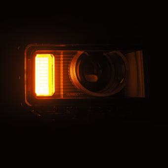 compare product AlphaRex 24-26 Toyota LC Heritage LUXX LED Proj Headlight Blk w/Activ Light/Seq Signal/Switchback