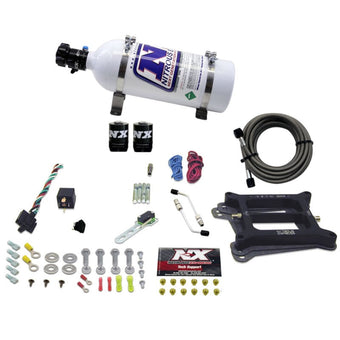 compare product Nitrous Express 4150 4-BBL/Gasoline Nitrous Kit (50-300HP) w/5lb Bottle