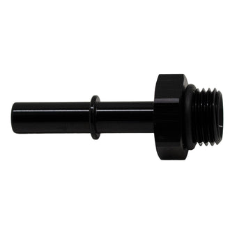 compare product DeatschWerks 6AN ORB Male to 5/16in Male EFI Quick Connect Adapter - Anodized Matte Black