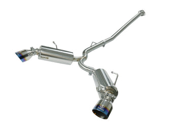 compare product aFe Takeda Exhaust Axle-Back 13-15 Scion FRS / Subaru BRZ 304SS Blue Flame Dual Tips Exhaust