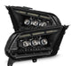 AlphaRex 10 - 12 Ford Mustang NOVA - Series LED Proj. Headlights Alpha - Blk w/Activ Lght & Seq.Sig SB DBL - My Store
