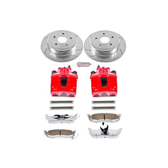 compare product Power Stop 06-10 Jeep Commander Rear Z26 Street Warrior Brake Kit w/Calipers