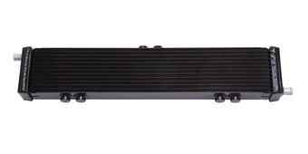compare product Edelbrock Heat Exchanger Single Pass Dual Row 22 000 Btu/Hr 26 5In W X 5In H X 2 62In D Black