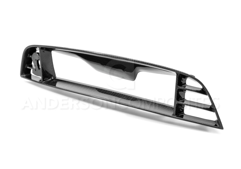 Anderson Composites 10 - 14 Ford Mustang/Shelby GT500 Front Upper Grille (w/ Spot for Cobra Emblem) - My Store