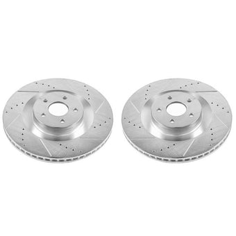 compare product Power Stop 16-18 Ford Focus Front Evolution Drilled & Slotted Rotors - Pair