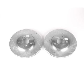 compare product Power Stop 06-14 Honda Ridgeline Front Evolution Drilled & Slotted Rotors - Pair