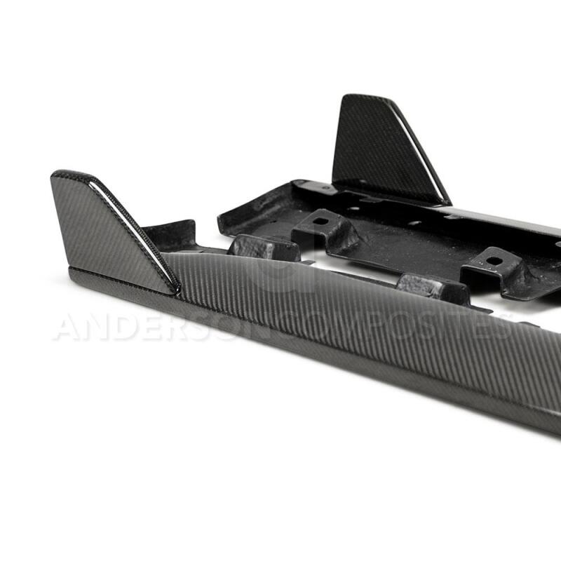Anderson Composites 2015 - 2017 Ford Mustang GT350 Style Rocker Panel Splitter - My Store
