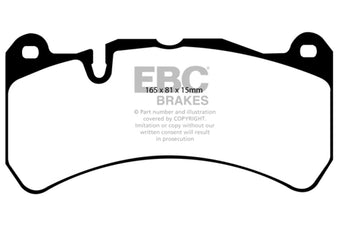 compare product EBC 06-08 Ferrari 599 6.0 Redstuff Front Brake Pads