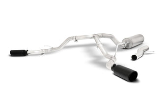 compare product Gibson 21-22 GMC Yukon/Chevy Tahoe 5.3L 2/4WD Cat-Back Dual Extreme Exhaust System - Stainless