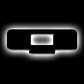 compare product ORACLE Lighting Universal Illuminated LED Letter Badges - Matte Blk Surface Finish - Q