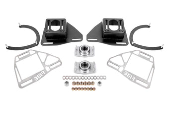 compare product BMR Suspension 82-92 Chevy Camaro Caster/Camber Plates w/ Lockout Plates - Black Hammertone