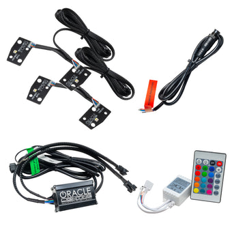 compare product Oracle 2021 Ford Bronco DRL Upgrade w/ Halo Kit - ColorSHIFT w/ Simple Controller