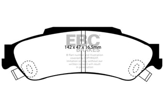 compare product EBC 98-05 Chevrolet Blazer 4.3 2WD Yellowstuff Rear Brake Pads