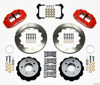 compare product Wilwood Narrow Superlite 4R Rear Kit 12.88in Red 84-87 Corvette C4