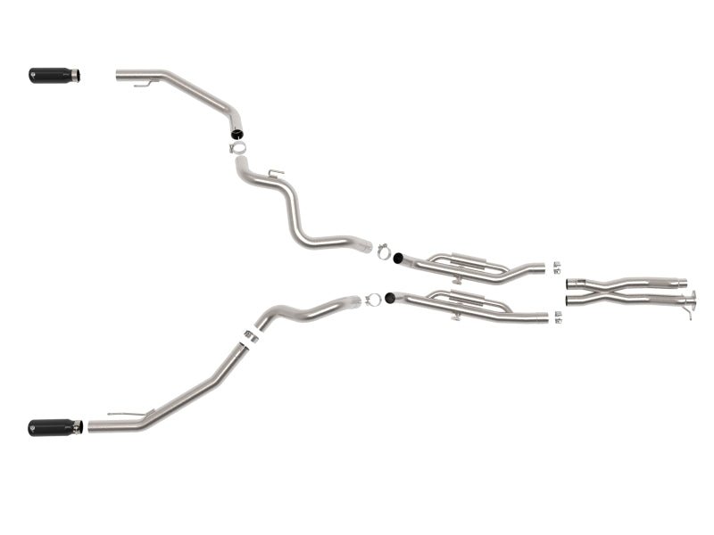 aFe Vulcan Series 3in 304SS Cat - Back Exhaust 24 - 25 Ford Ranger Raptor V6 - 3.0L (tt) w/ Black Tips - My Store