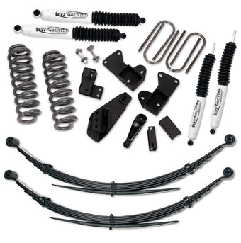 compare product Tuff Country 81-96 Ford Bronco 4x4 4in Lift Kit with Rear Leaf Springs (SX8000 Shocks)