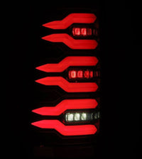 AlphaRex 99 - 06 Chevrolet Silverado Sierra LUXX - Series LED Tail Lights Alpha - Black - My Store