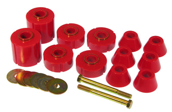 compare product Prothane 73-80 GM Body Mount 12 Bushing Kit - Red