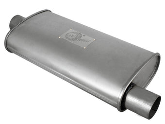 compare product aFe Scorpion Replacement Alum Steel Muffler Double Layer 2-1/2in In/Out Center/Offset 18inL x9inW