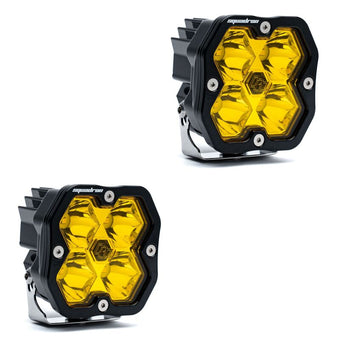 compare product Baja Designs Squadron 2.0 Sport (Pair) LED Spot / No Harness - Baja Amber