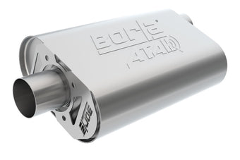 compare product Borla CrateMuffler Big Block Mopar 383/413/426/440 2.5in Offset/Center 14inx4.35inx9in Oval Muffler
