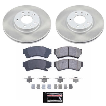 compare product Power Stop 06-11 Mercury Milan Front Semi-Coated Rotor Kit