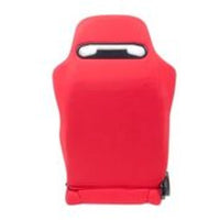 NRG Sport Seats (Pair) Type - R Cloth w/NRG Logo - Red w/Red Stitch - My Store