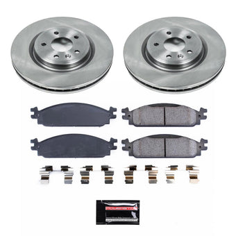 compare product Power Stop 2010 Lincoln MKT Front Semi-Coated Rotor Kit