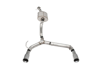 compare product Corsa 21-25 Ford Bronco 2.7L 2-Door 2.75in Cat-Back Dual Rear Exhaust w/4in Straight-Cut Polish Tips