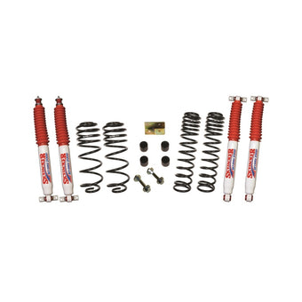 compare product Skyjacker Jeep Wrangler TJ/LJ 2.5in Dual Rate Long Travel Front & Rear Kit w/ Hydro 7000 Shocks