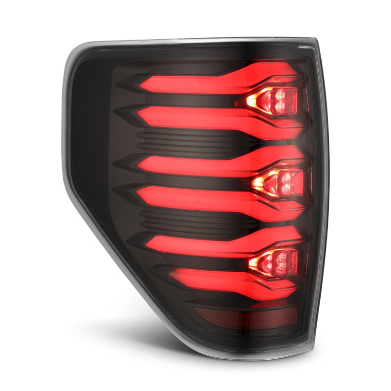 AlphaRex 09 - 14 Ford F150 LUXX LED Taillights - AlphaBlack Housing - My Store