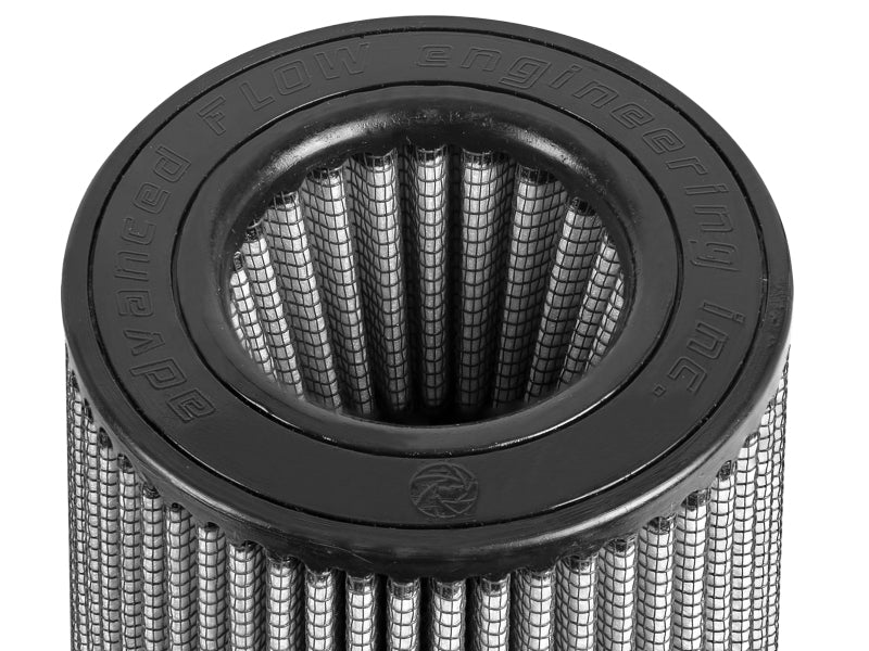 aFe MagnumFLOW Pro DRY S Replacement Air Filter 4in F x 6in B (mt2) x 4 - 1/2in T (Inv) x 7 - 1/2in H - My Store